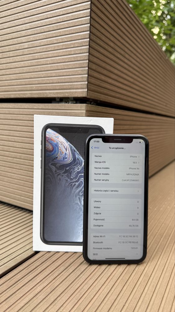 Iphone Xr 64 Gb Black Nowa 100% Bateria