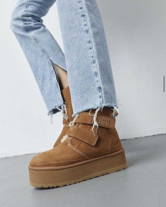 Угги/Угг/Уггі/UGG Australia Platform Chestnut/100%Овчина/Останній 40