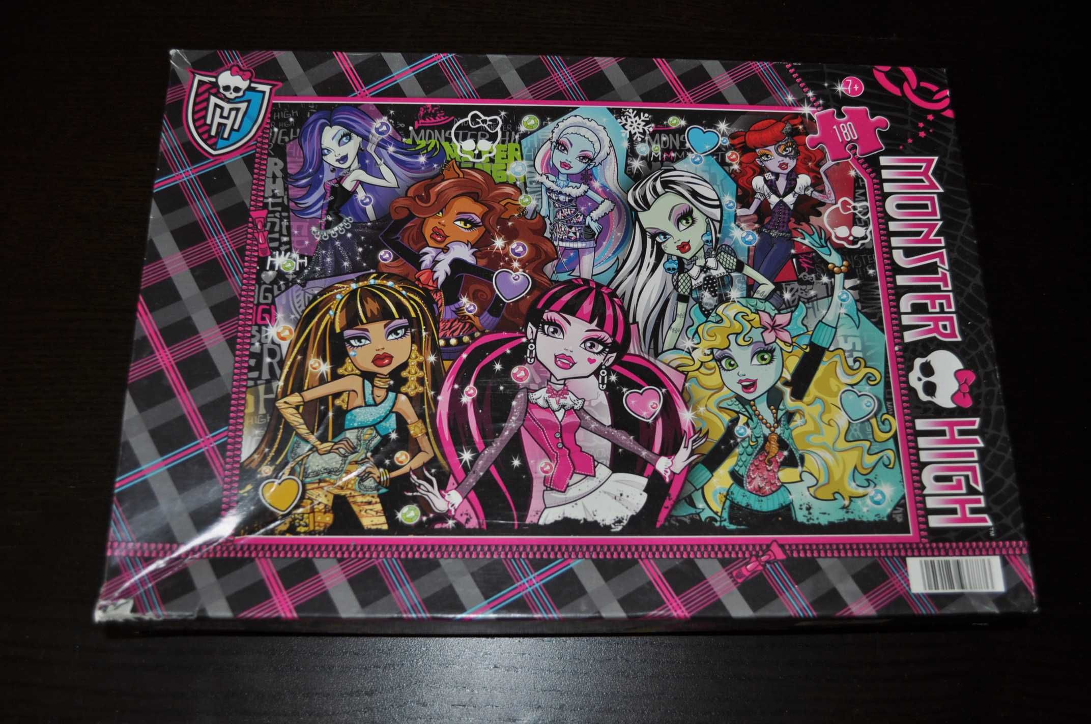 Monster High puzzle kompletne 180 kawałków gra wiek +7