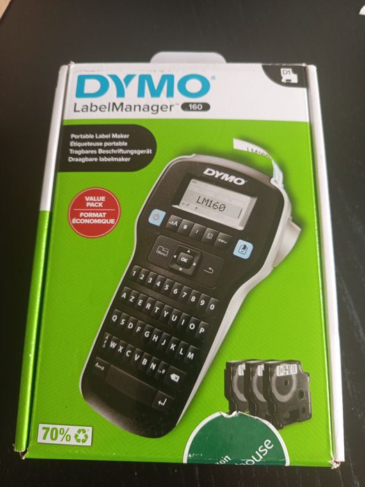 Drukarka DYMO LabelManager 160 + taśmy