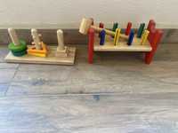 Drewniane manualne zabawki