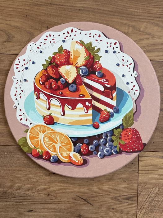 Obraz ciasto owocowe