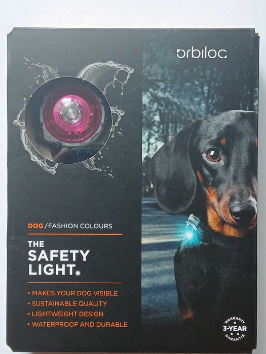 Lampka LED Orbiloc na obrożę Orbiloc Pink nowa