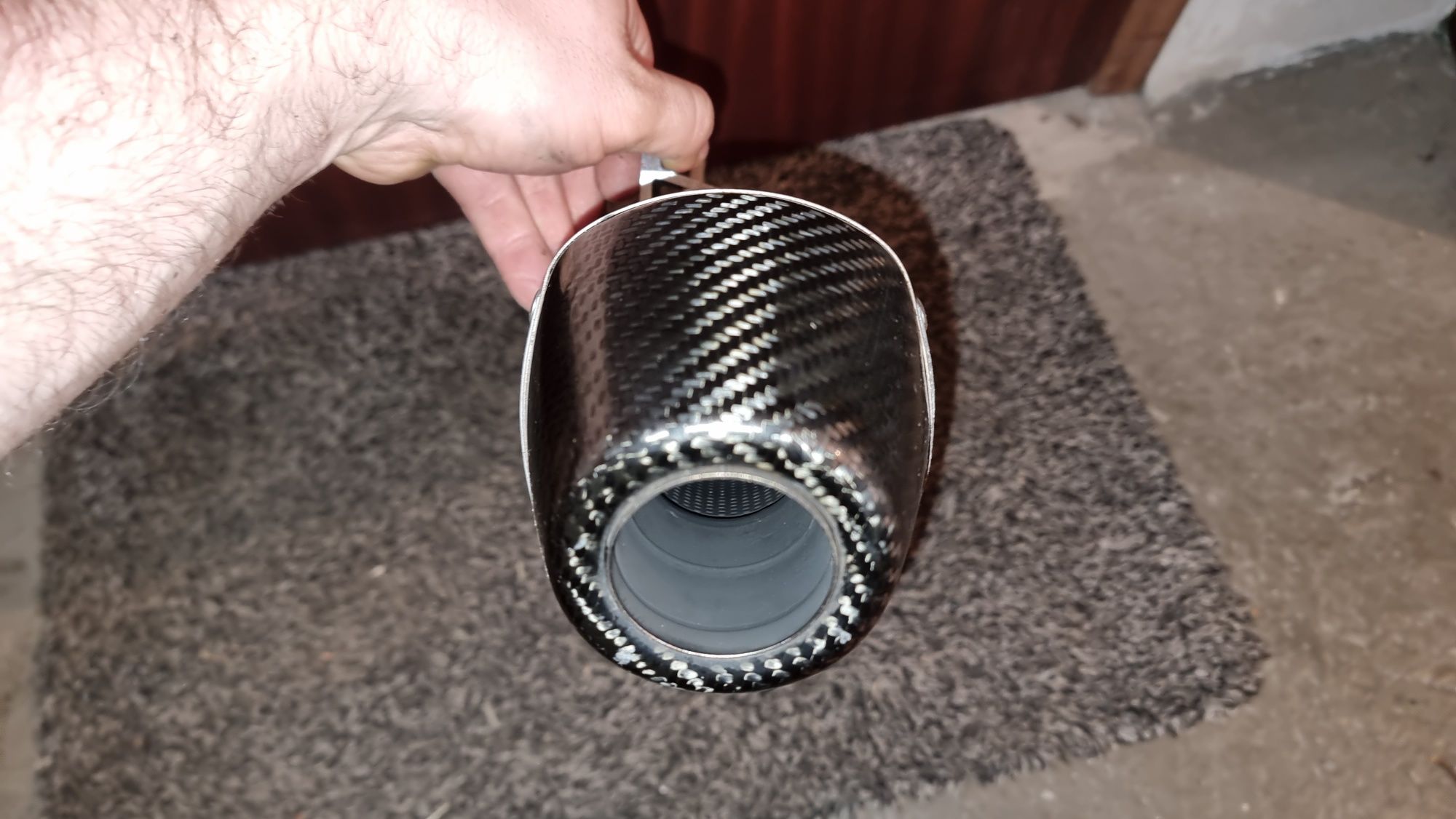 Ponteira de escape FMF FACTORY 4.1 RCT SLIP-ON TITANIUM / CARBON 
ono