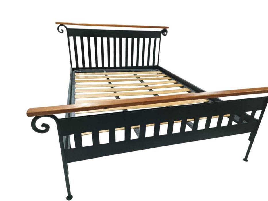 Cama Cerejeira estrutura ferro