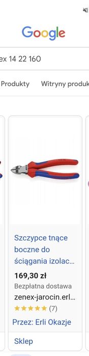 KNIPEX obcinaczki