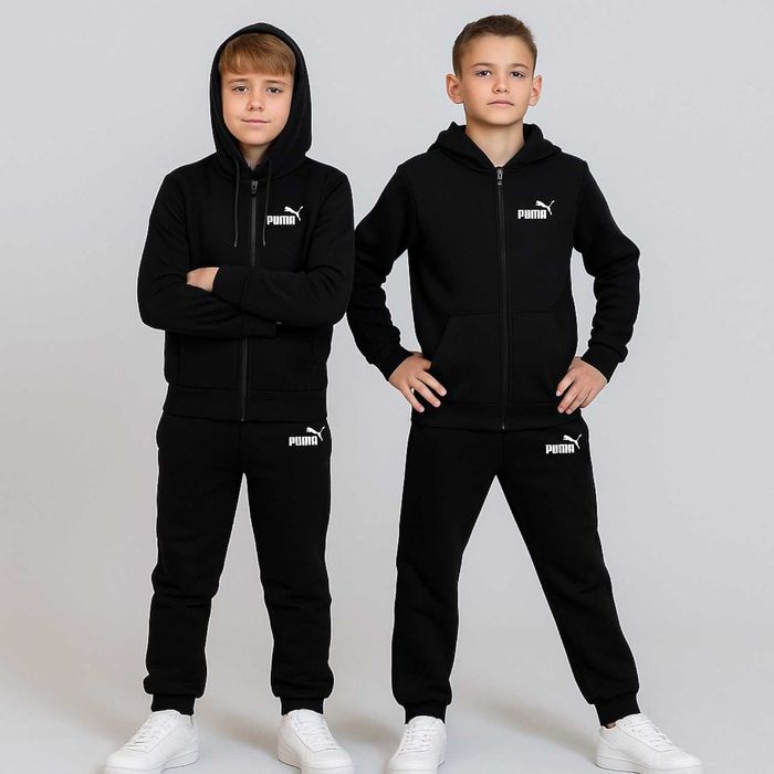 Теплий Костюм на флісі для хлопчика 146-164 см Найк Пума Туреччина