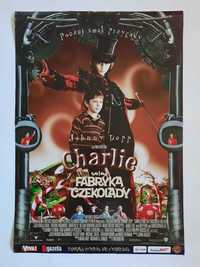 Plakat filmowy oryginalny - Chariel i Fabryka czekolady