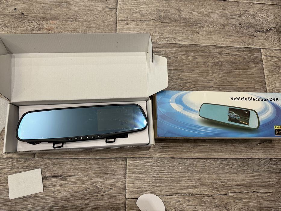 Зеркало видеорегистратор с задней камерой blackbox dvr 1080p