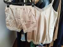 Conj Dormir Bege L/ XL Novo