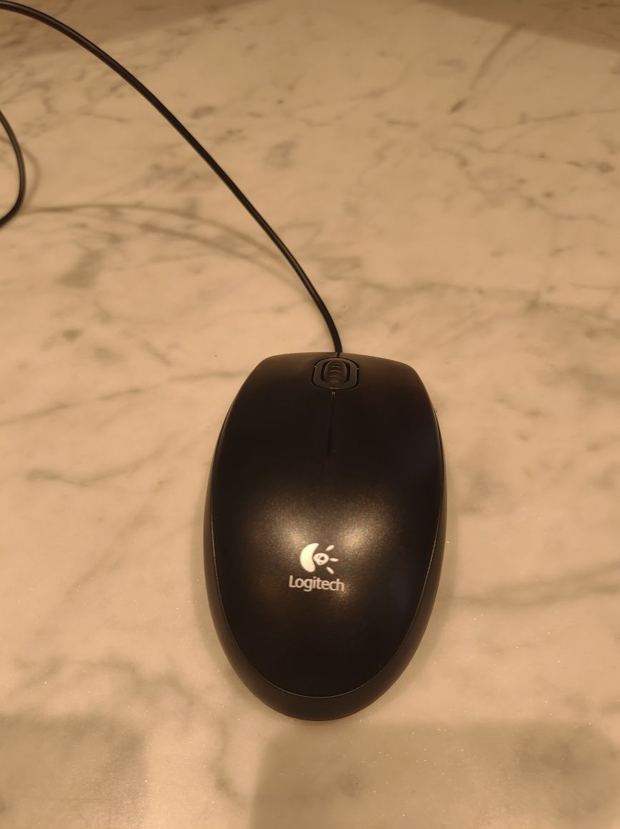 Logitech B100 czarna myszka komputerowa