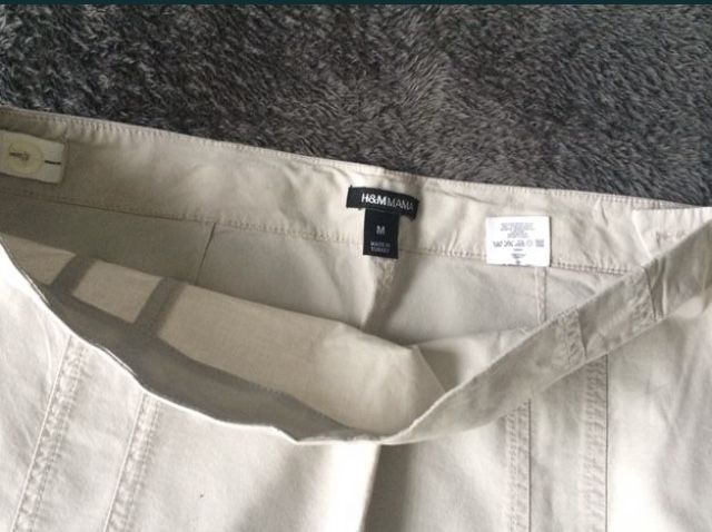 Spódnica H&M Mama ciążowa beżowa M/38