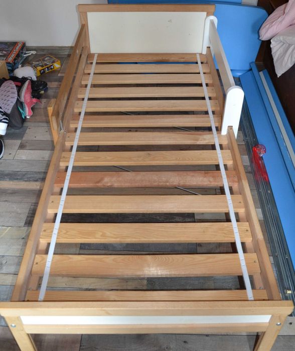 DREWNO Łóżko MATERAC 160x70 GRATIS Barierka BDB Ikea SOLIDNE Sultan