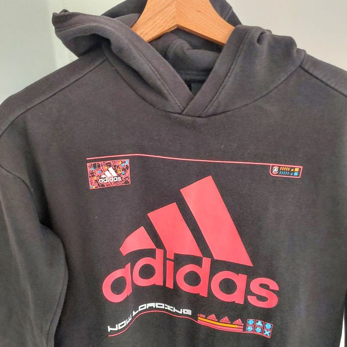 Bluza dziewczęca Adidas z kapturem rozm. 152