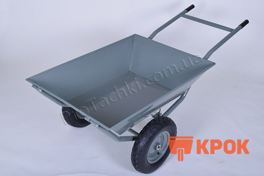 Тачка строительная 2х колесная 150л 200кг
