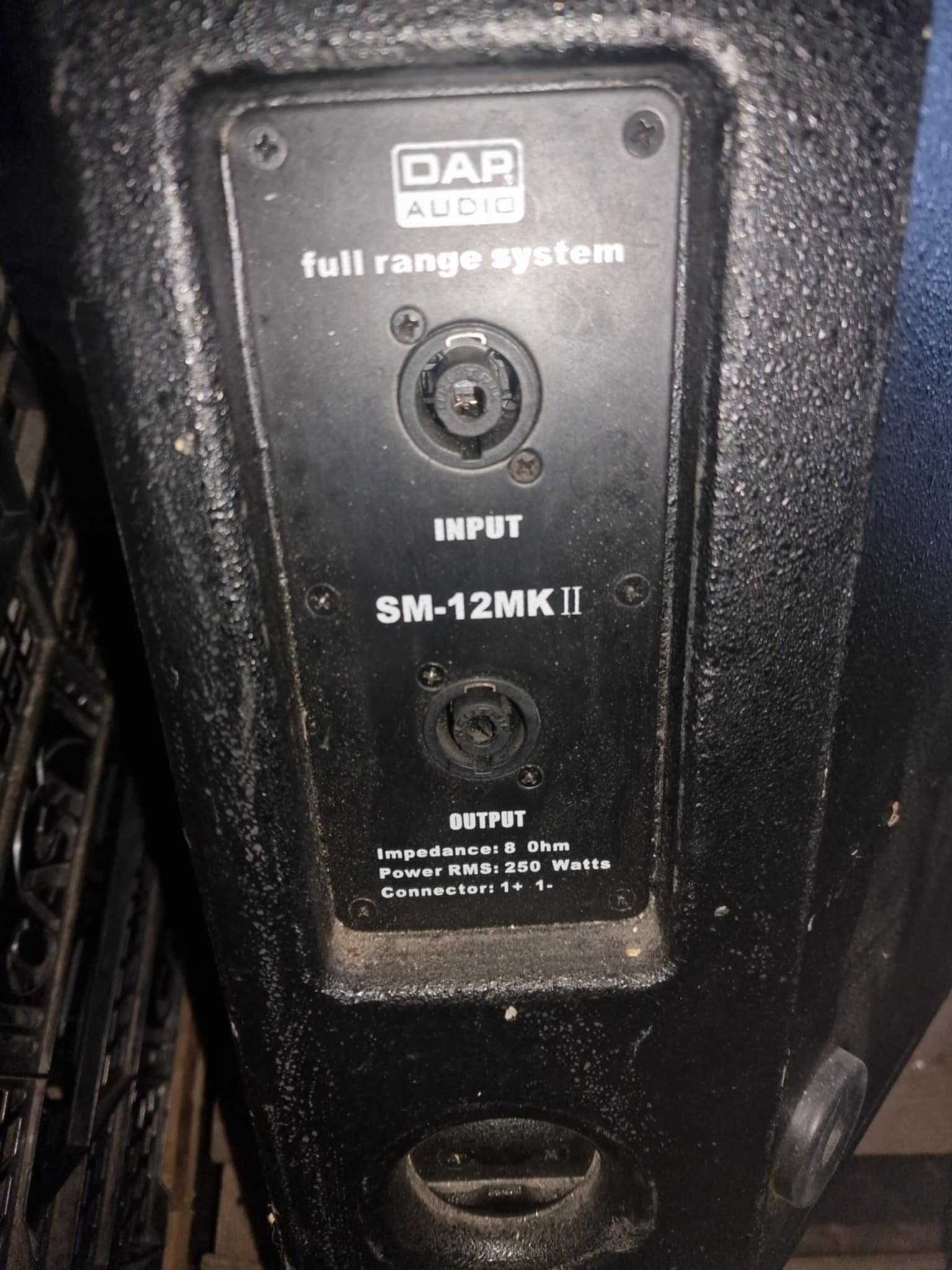 Głośniki Pasywne DAP SM-12 MKII RMS 250W
