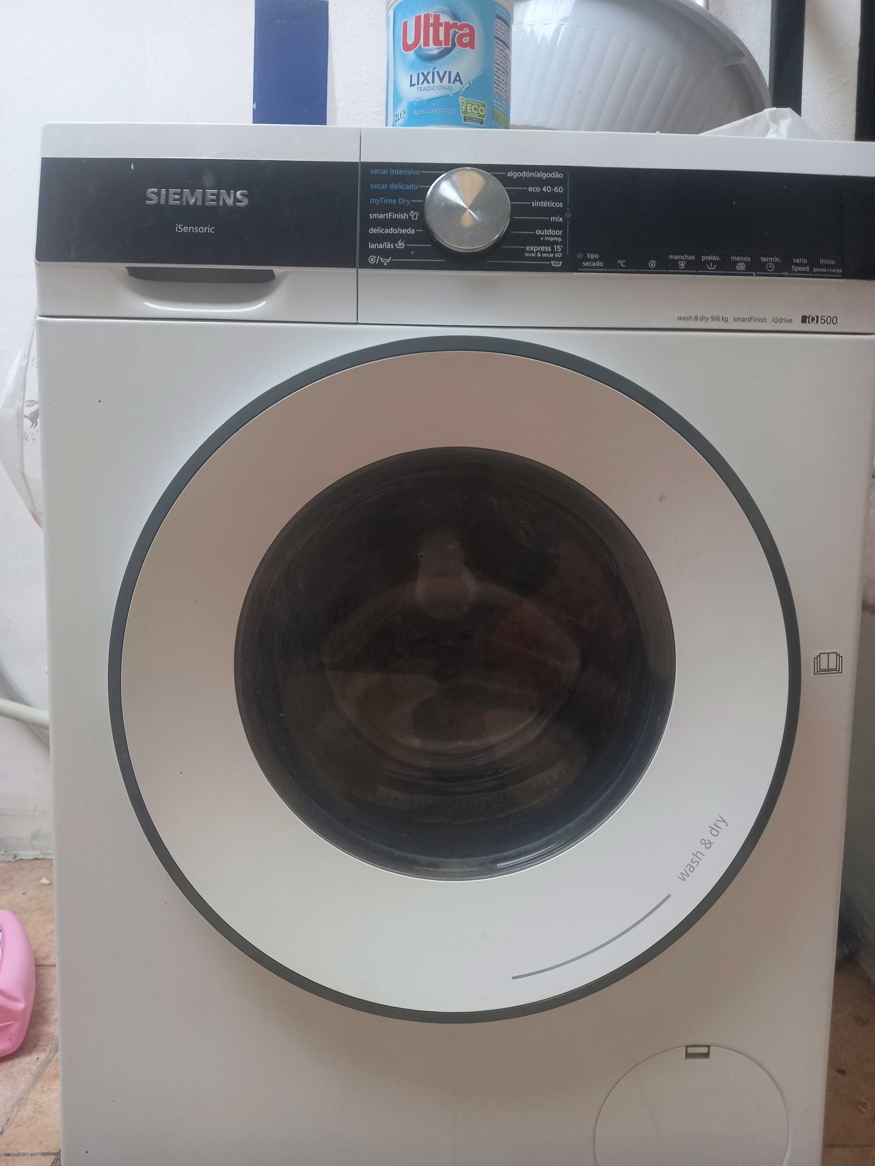 Maquina lava 9kg seca 6kg Siemens IQ500