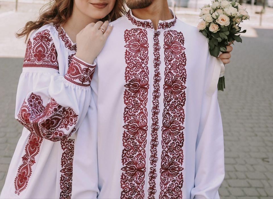 Парні вишиванки(вишите плаття і сорочка)
