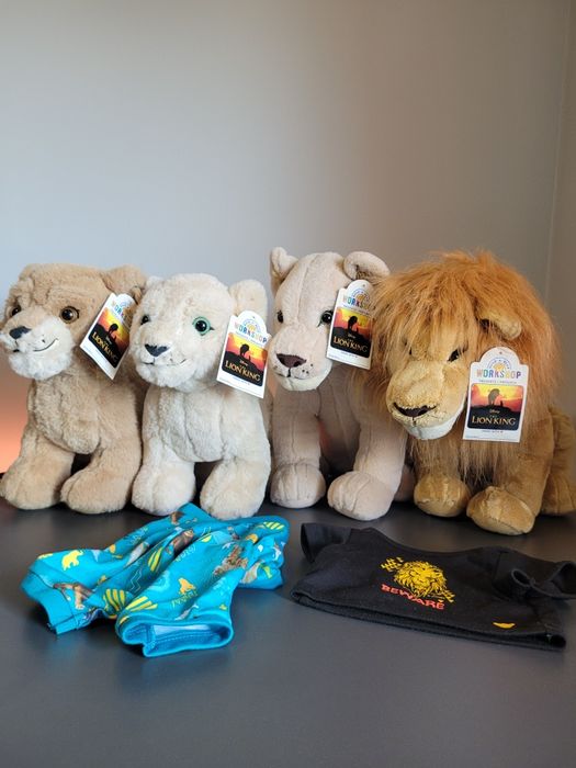 Orginalne maskotki Disney Simba i Nala Król Lew Build-A-Bear