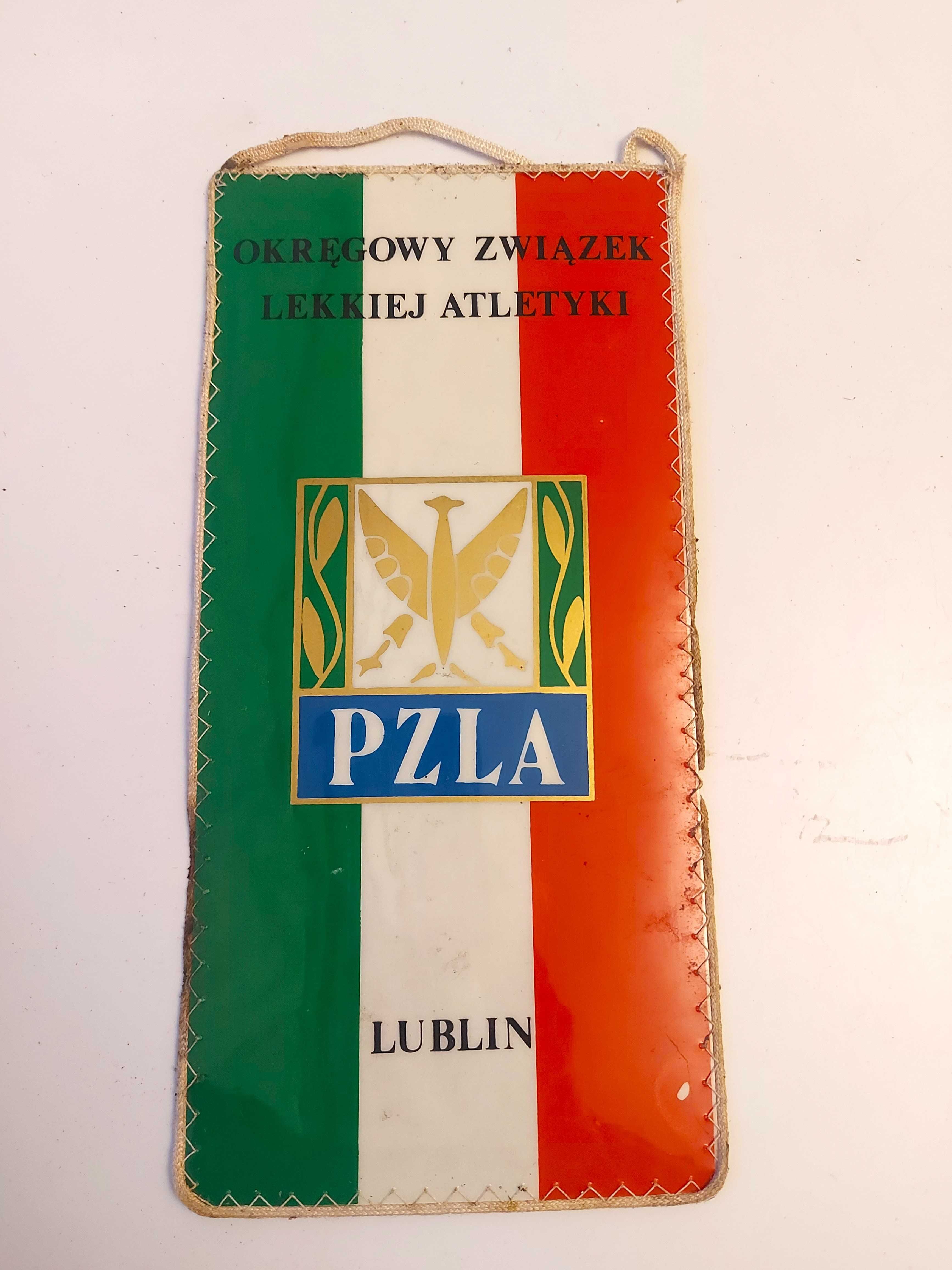 Proporczyk PZLA Lublin Mistrzostwa Polski Lekka Atletyka 1982