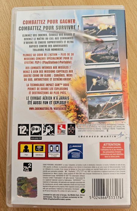 Jogo Heatseeker, para PSP