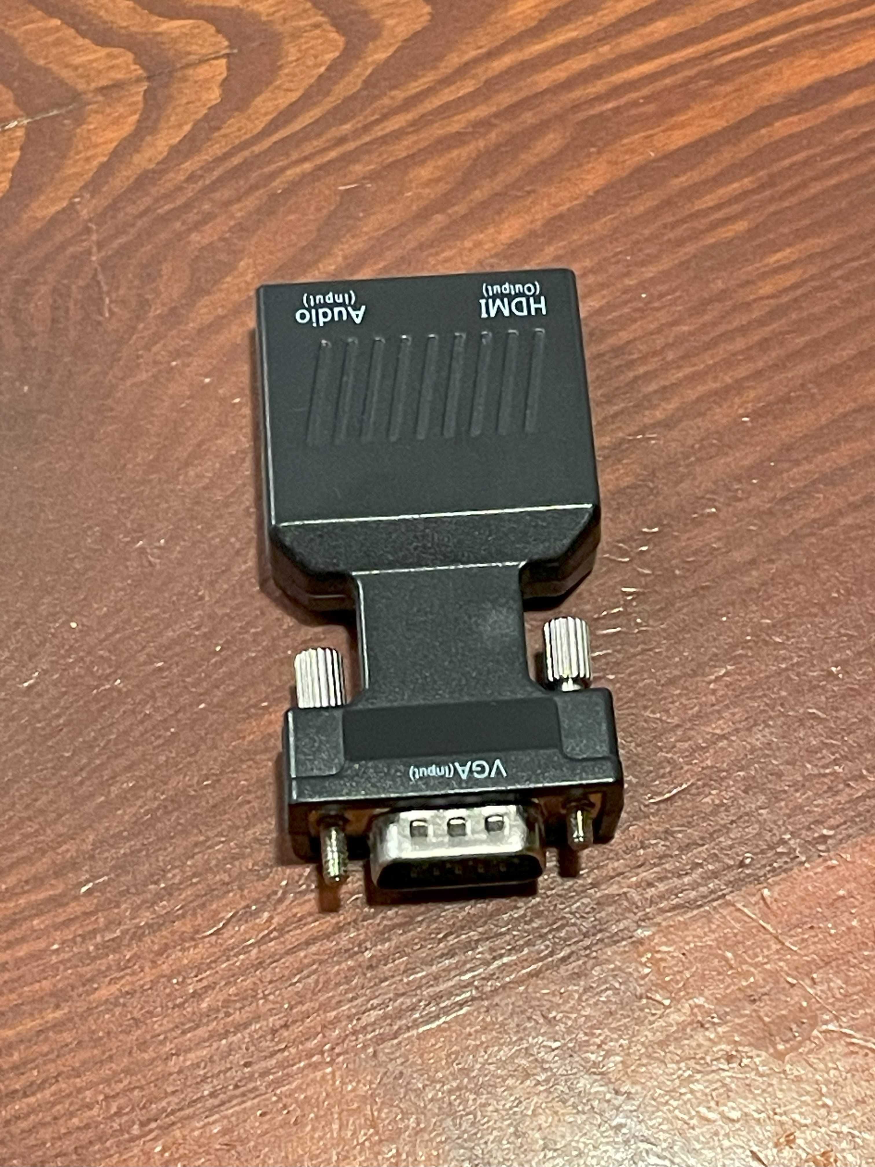 Adapter VGA DO HDMI + AUDIO konwerter cyfrowy analogowy
