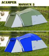 Намет туристичний Acamper Monsun 3 двошаровий новий Палатка 3х місна