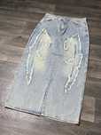 Baggy jeans “FF Skyline” | Широкі джинси голубі type