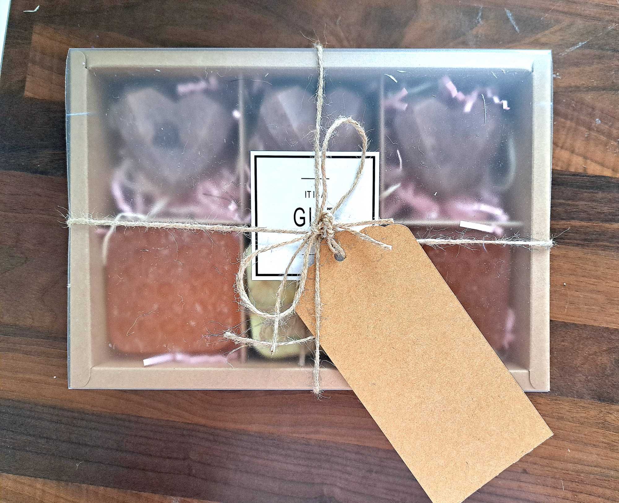 Zestaw prezentowy mydełek handmade na Walentynki