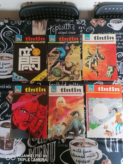 Revistas tin tin 9°ano (1976/77)