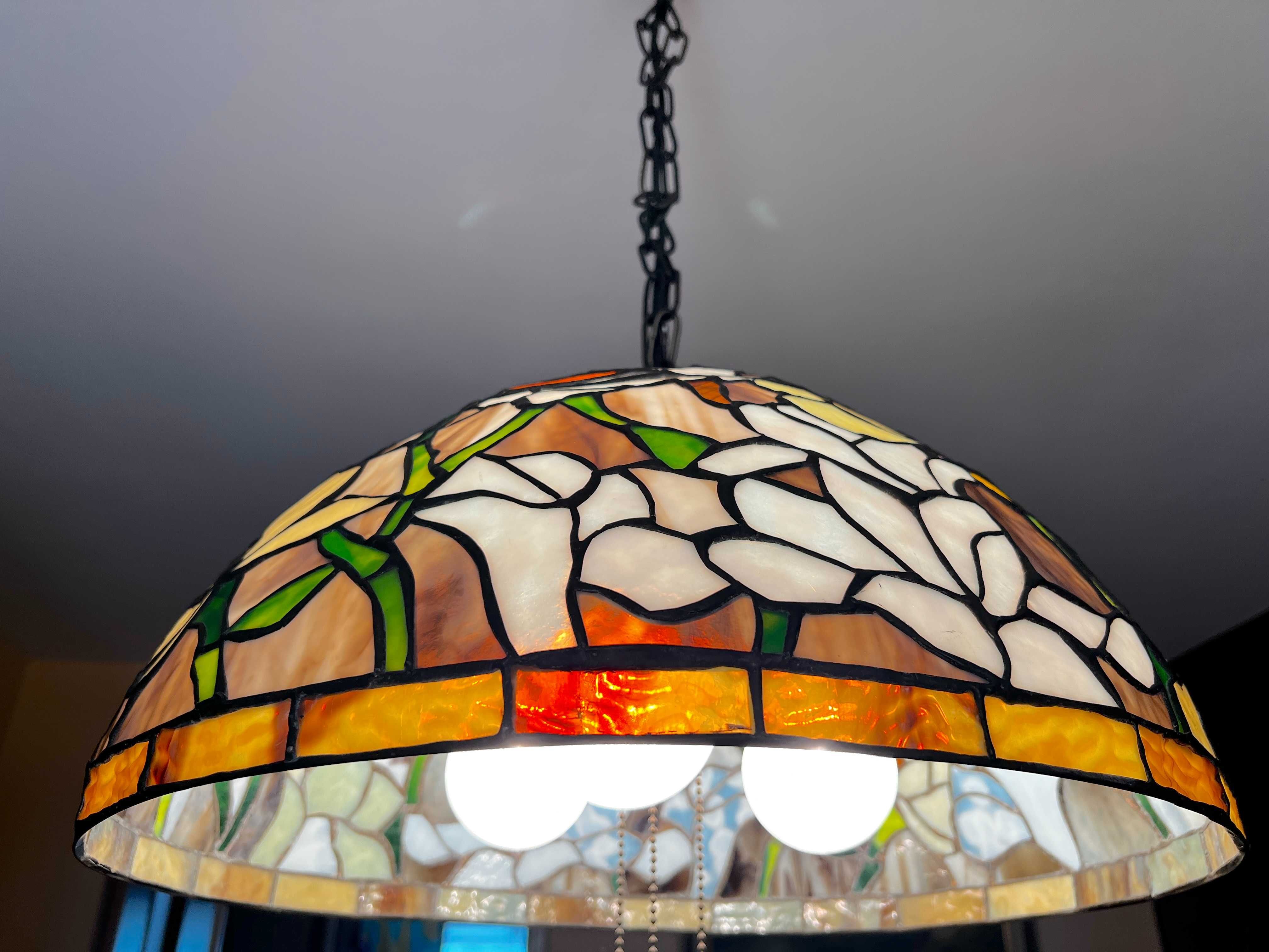 Żyrandol Lampa Wisząca - Tiffany