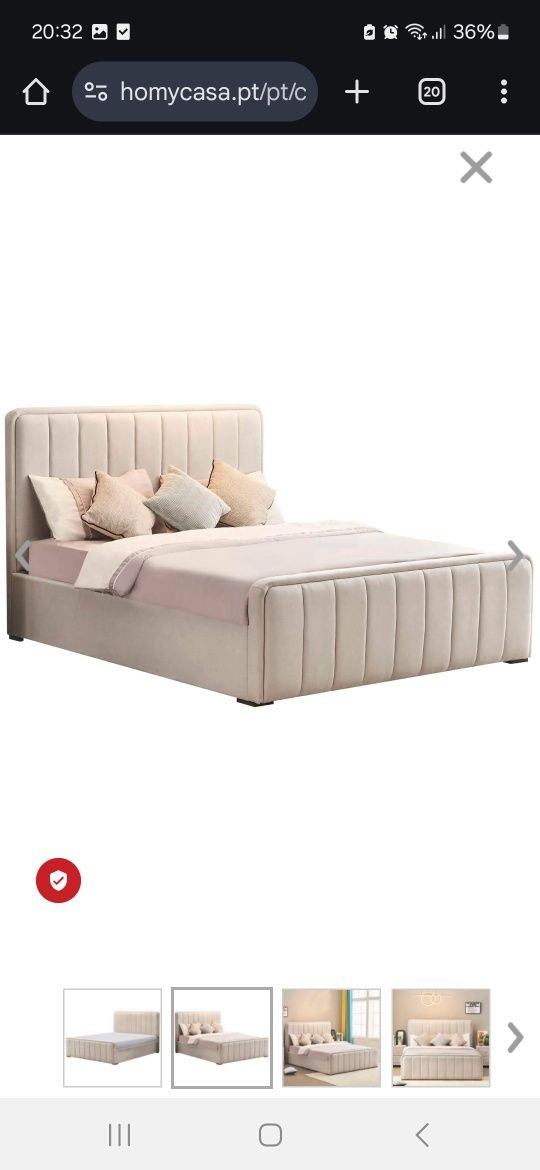 Cama com mesa de cabeceira
