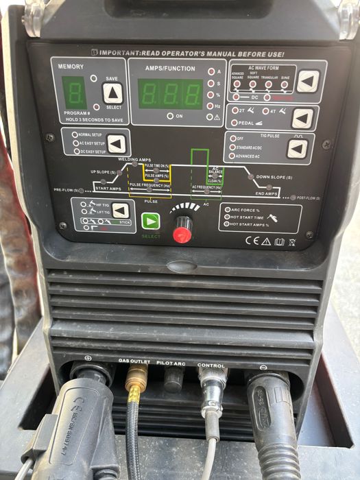 Spawarka inwertorowa JET TIG III AC/DC 250 3w1 IGBT PFC PLASMA