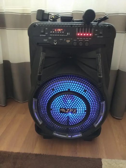 Колонка на акумуляторі з мікрофоном ZPX ZX-7774/150W