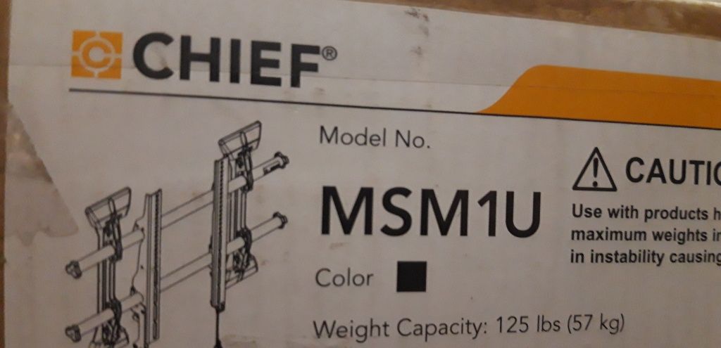 Uchwyt ścienny do telewizorów 32-65" Chief MSM1U okazja