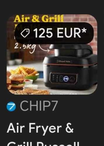 Air Fryer & Grill Russell Hobbs 5.5L 1745W Preta