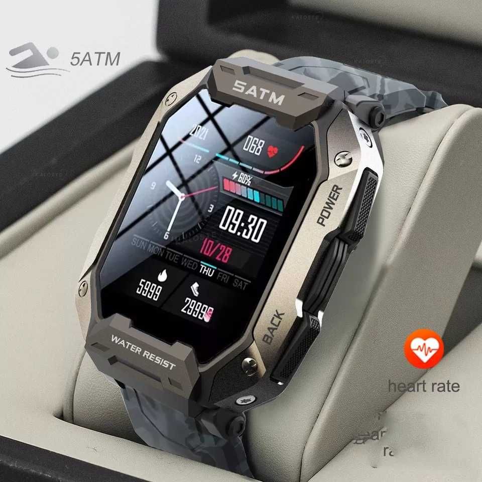 Тактические умные смарт часы Smart Watch сенсорные