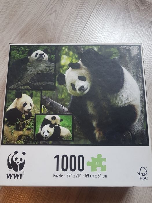 Puzzle 1000 pandy