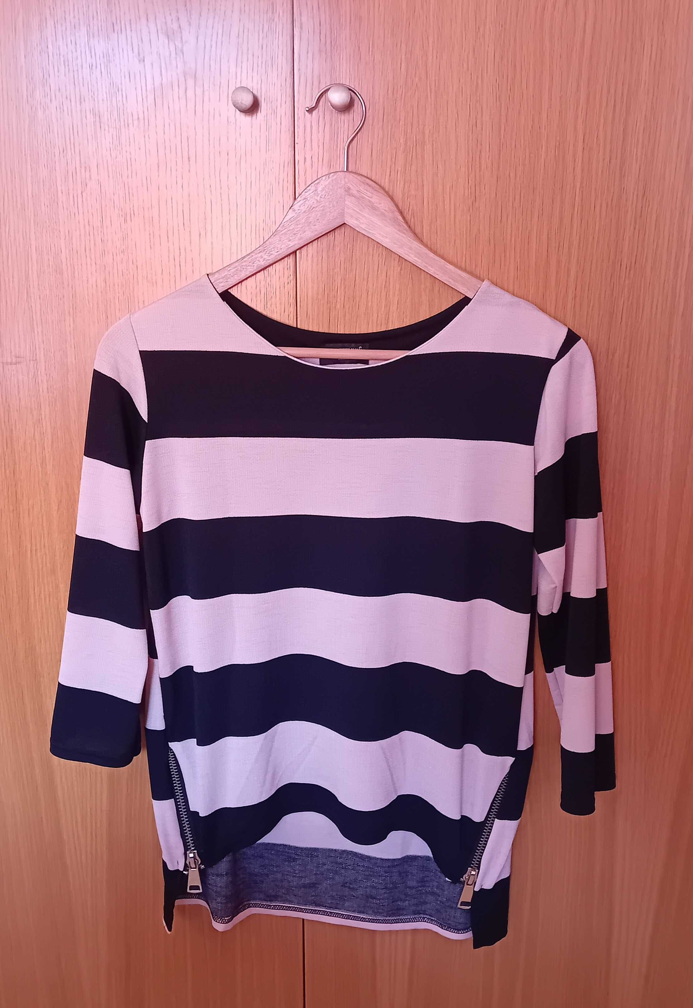 Camisola elegante, mangas 3/4