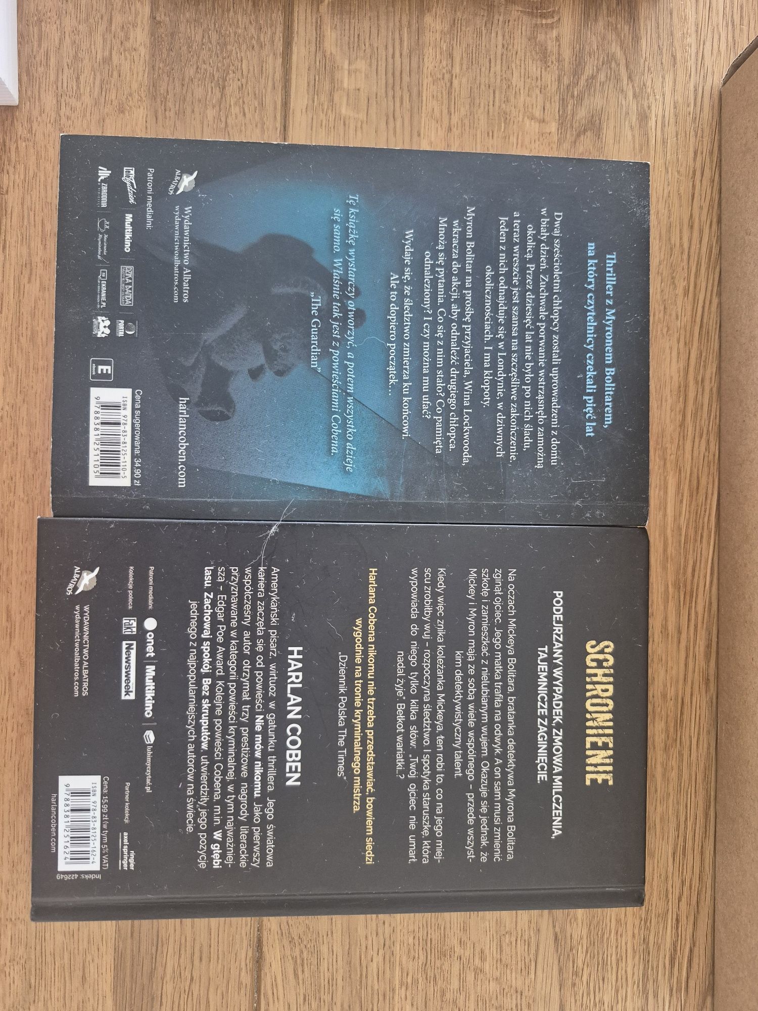 Harlan Coben zestaw 8 książek, stan b. Dobry