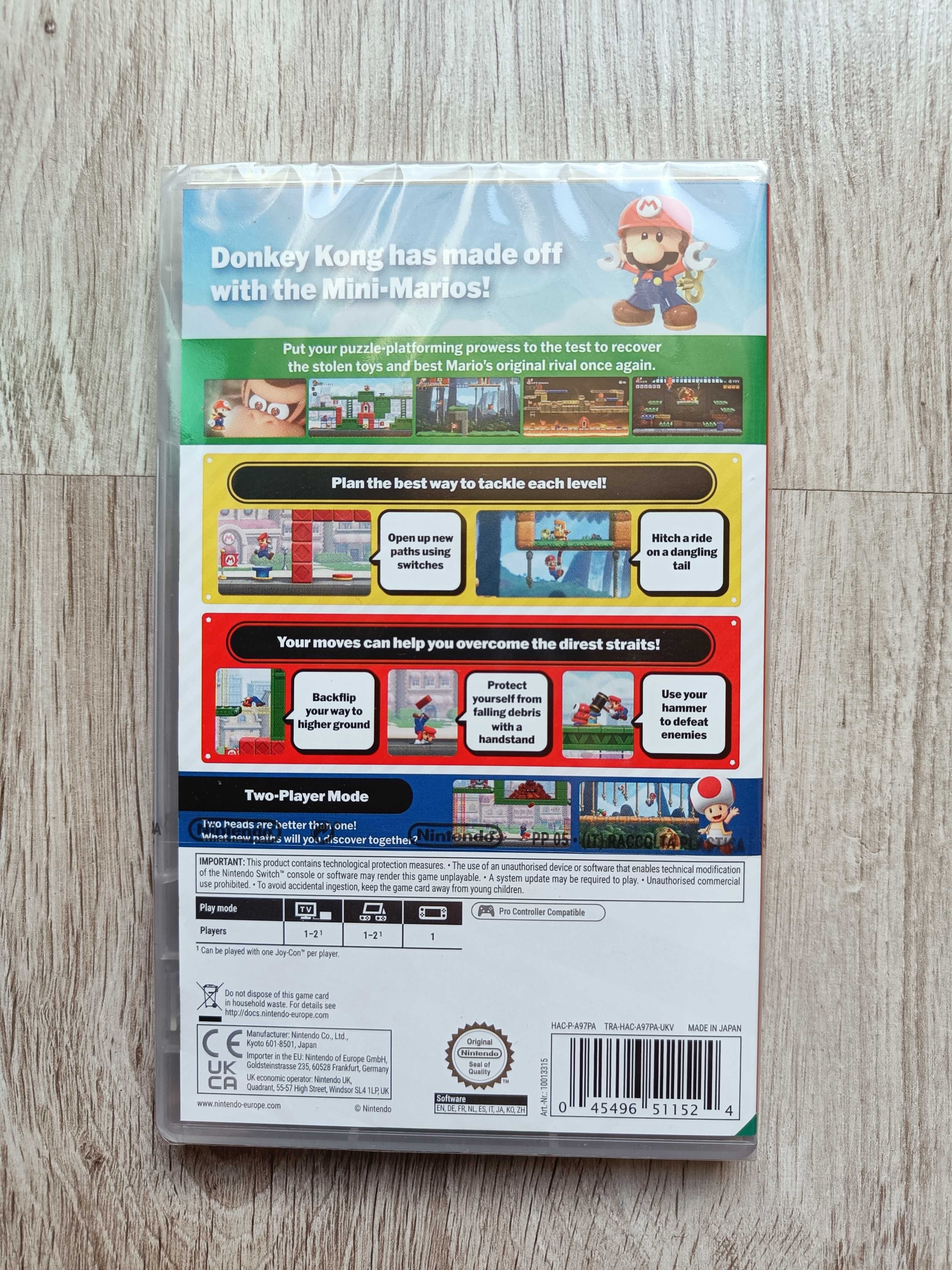NOWA Gra Mario vs. Donkey Kong na konsolę Nintendo Switch zafoliowana