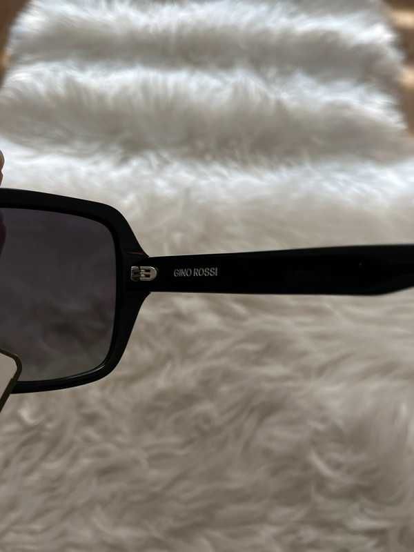 Czarne okulary przeciwsłoneczne Gino Rossi