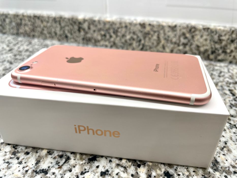 Iphone 7 128GB rose gold + capas