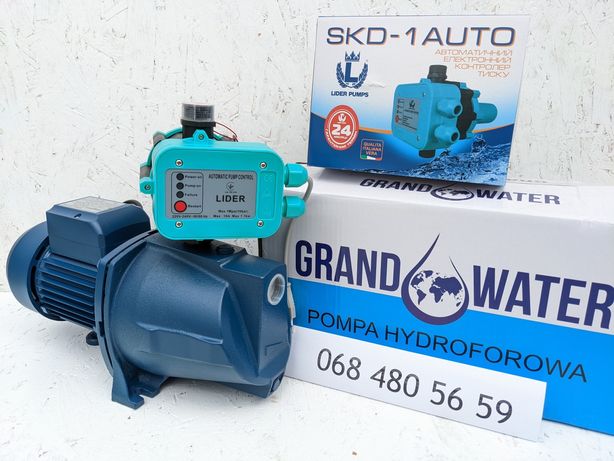 JSW 15m + SKD 1 AUTO насос і автоматика для поливу і водопостачання
