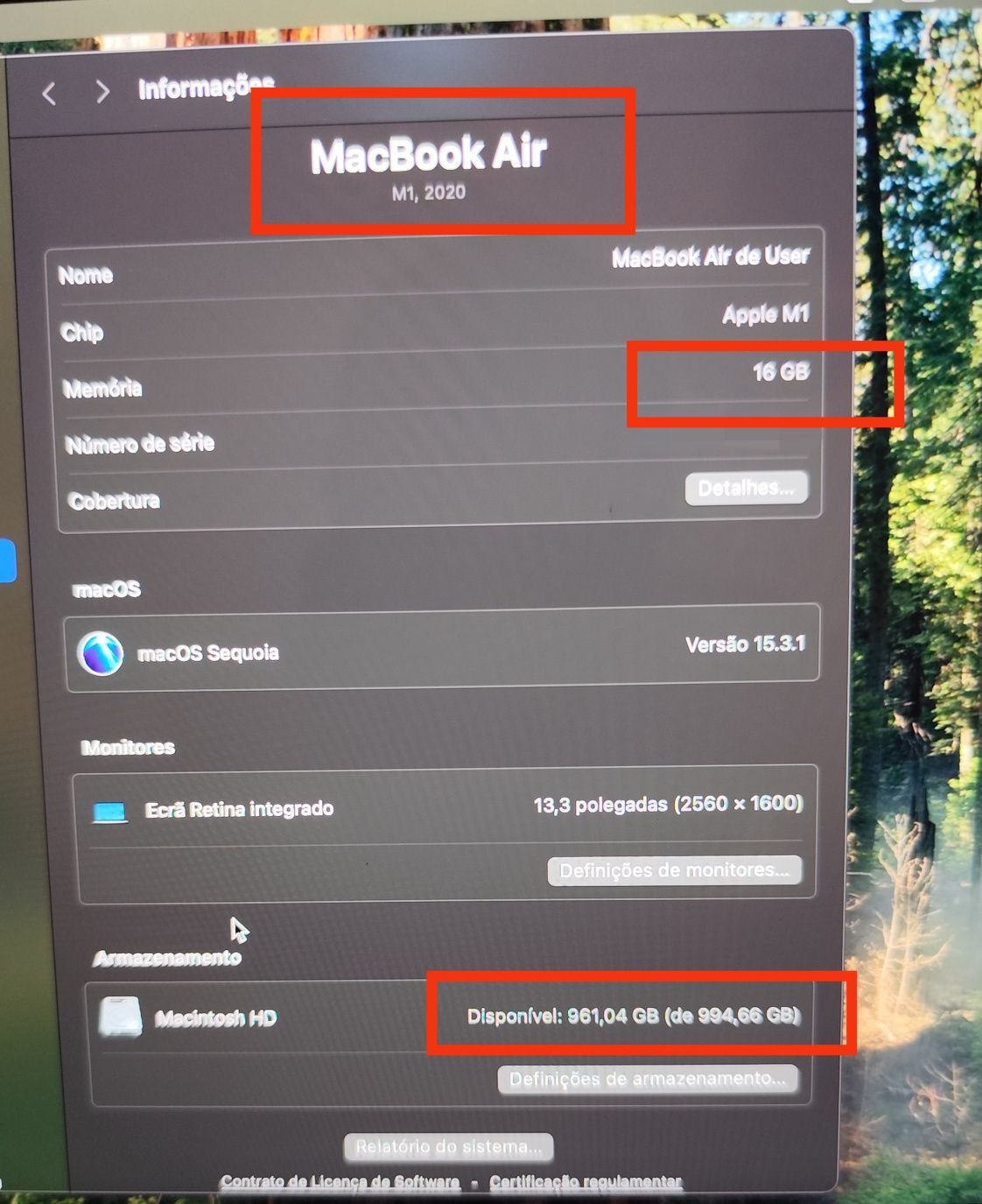 MacBook Air 13 / M1 / 16gb / 1TB (1024gb) / Adobe , Office