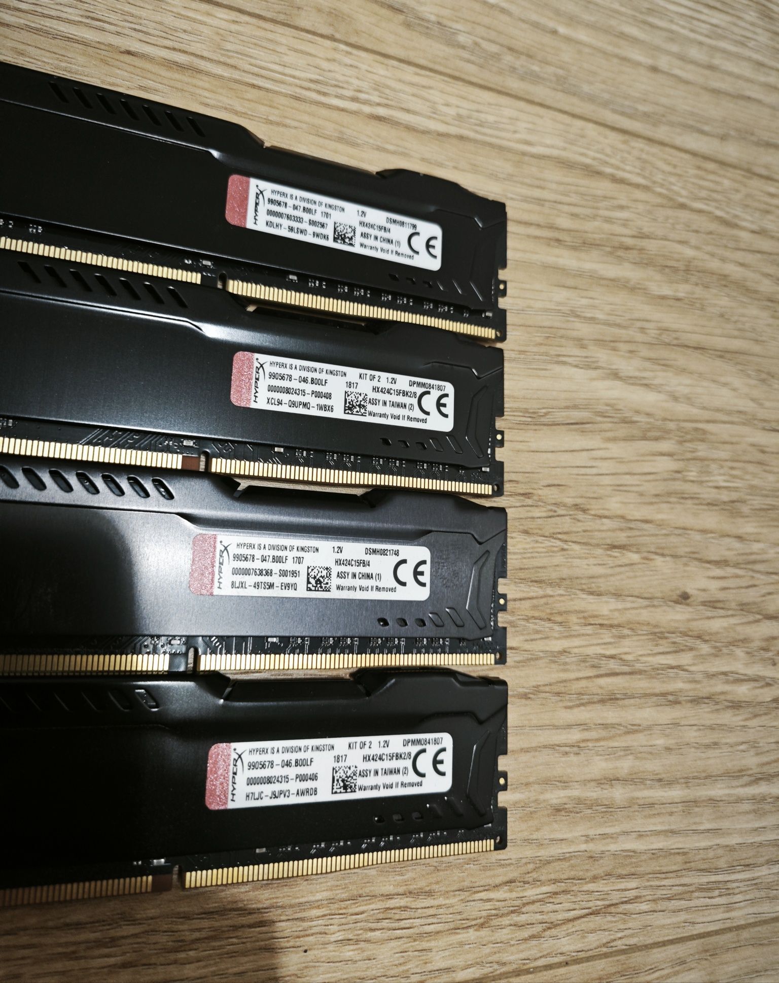 Pamięć RAM 16gb DDR4 2400 MHz Kingston hyperx