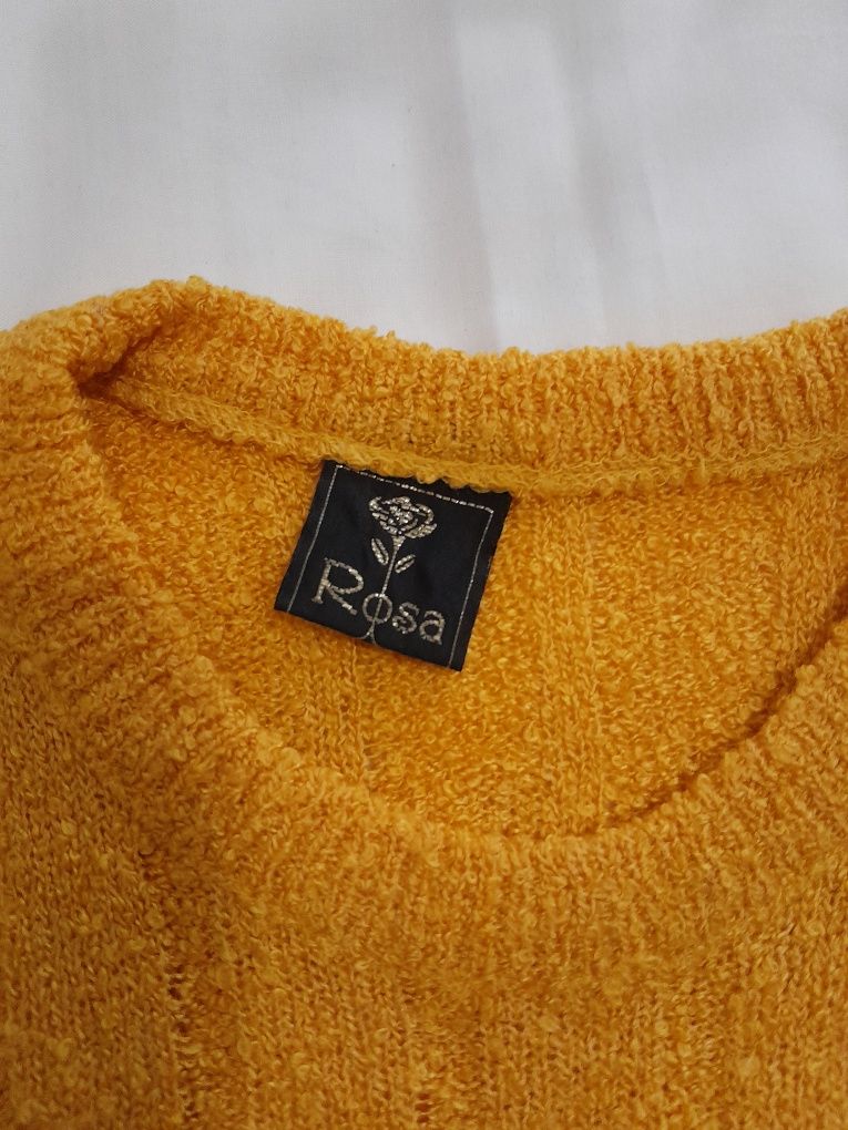 Camisola amarelo M Rosa