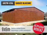 Duży Garaż Blaszany Złoty Dąb / Garaże Blaszane / Blaszak – GRZYWSTAL