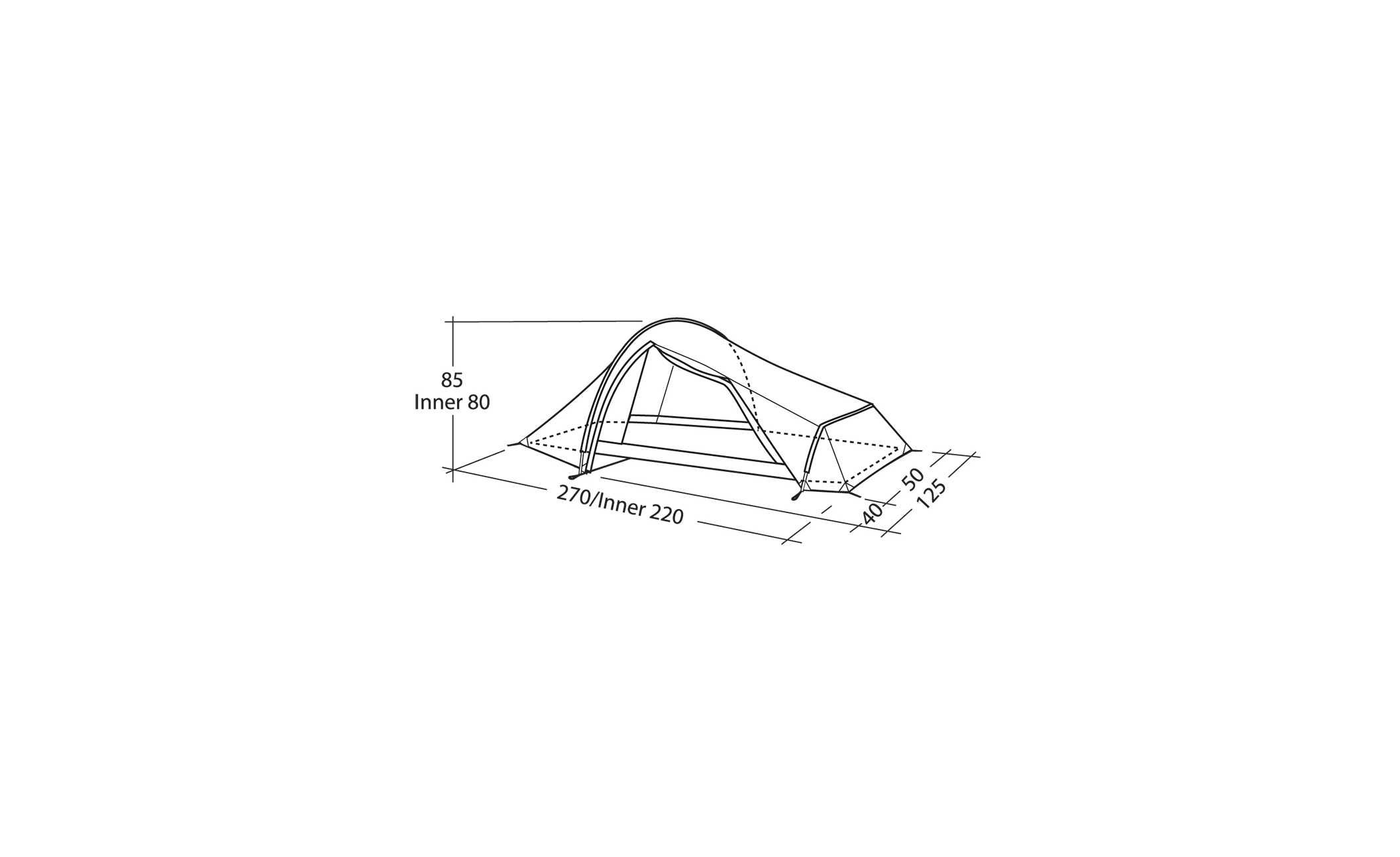 Namiot ekspedycyjny Robens Goldcrest 1 (ultralight)