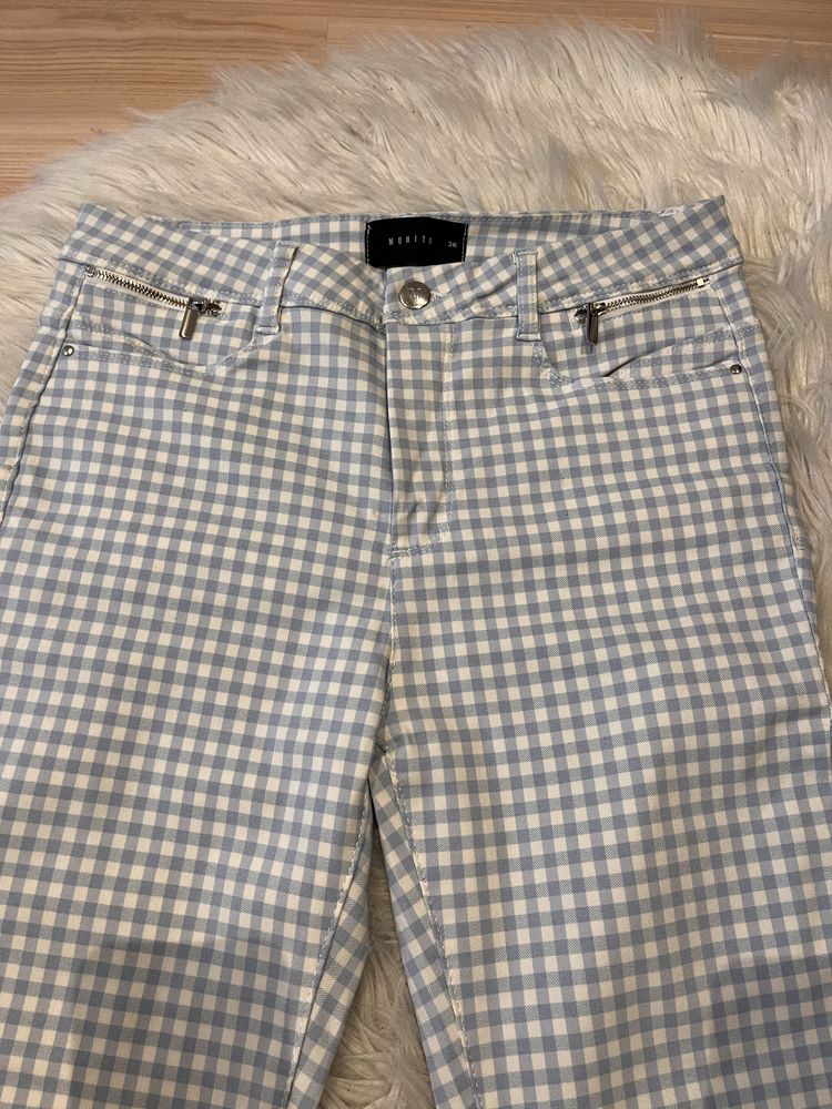 Spodnie skinny w kratkę Mohito 36